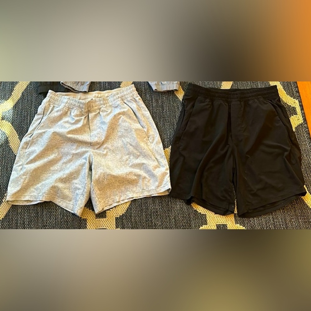 2 pairs lulu lemon shorts